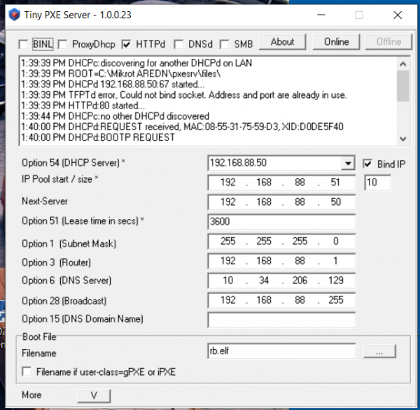 Firmware Of The MIKROTIK HAP Lite Amateur Radio Emergency Data Network